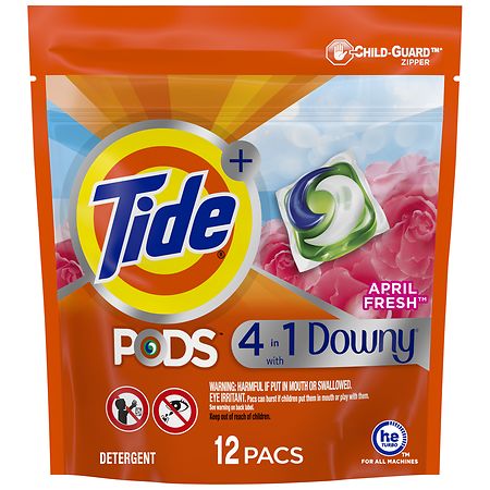 Tide PODS with Downy, Laundry Detergent Pacs April Fresh