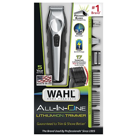 Wahl All-In-One Lithium Ion Cordless Rechargeable Beard Trimmer (9888-600)