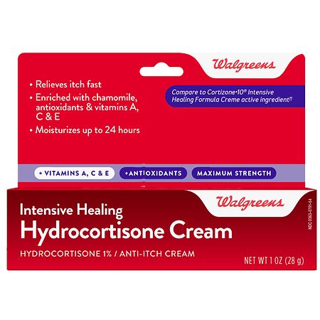 Walgreens Hydrocortisone 1% Intensive Healing Anti-Itch Cream