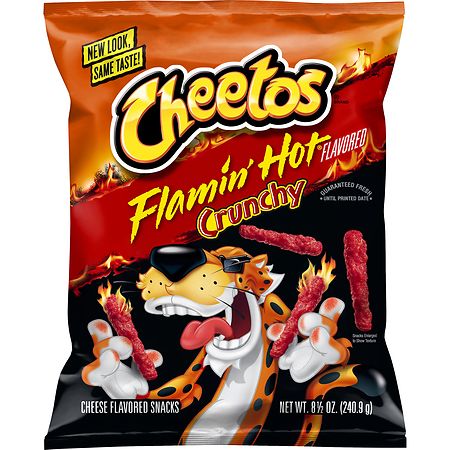 Cheetos Crunchy Cheese Flavored Snacks Flamin' Hot