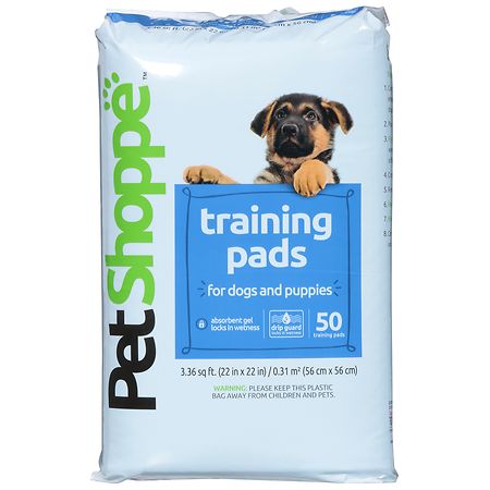 PetShoppe Training Pads For Dogs and Puppies 22 in x 22 in
