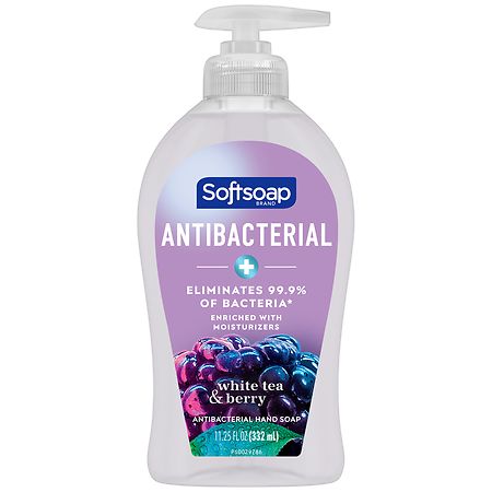 Softsoap Antibacterial Hand Soap Pump White Tea & Berry Fusion