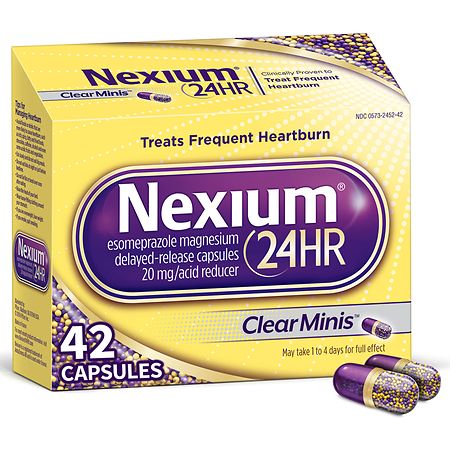 Nexium 24HR Delayed Release Heartburn Relief Capsules, 20 mg