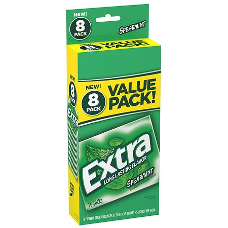 Extra Sugar free Gum Value Total Spearmint