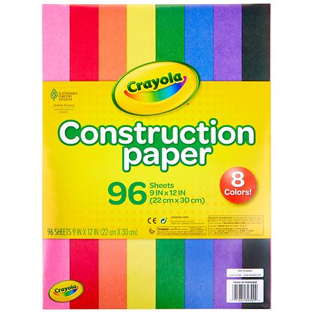 Crayola Construction Paper Assorted Colors
