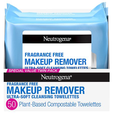 Neutrogena Makeup Remover Facial Wipes Fragrance-Free