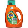 Tide Plus Febreze Freshness HE Turbo Clean Liquid Laundry Detergent Botanical Rain-0