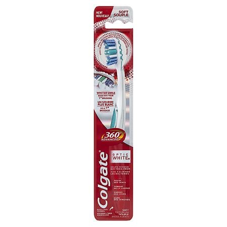 Colgate 360 Advanced Optic White Soft Toothbrush Adult
