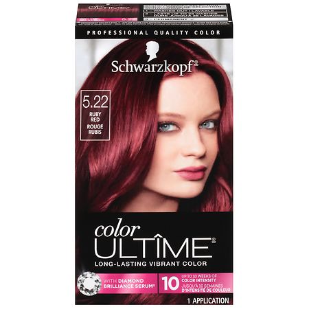 Schwarzkopf Color Ultime Permanent Hair Color Cream 5.22 Ruby Red
