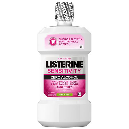 Listerine Sensitivity Zero Alcohol Mouthrinse Mint