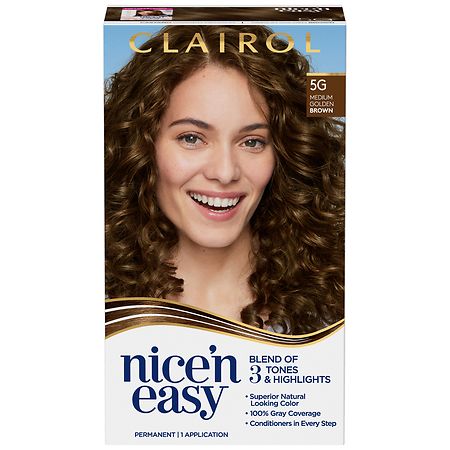 Clairol Nice 'n Easy Permanent Hair Color 5G Medium Golden Brown