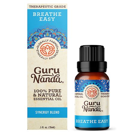 GuruNanda Breathe Easy Essential Oil