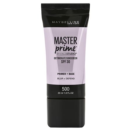Maybelline FaceStudio Master Prime Primer Makeup SPF 30 500 Blur+ Defend