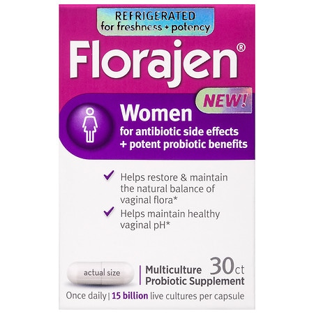 Florajen Women's Refrigerated Probiotics, 15 Billion CFUs