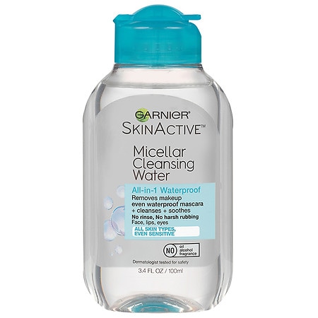 SkinActive Micellar Cleansing Water & Makeup Remover For Waterproof & Long-wear Makeup