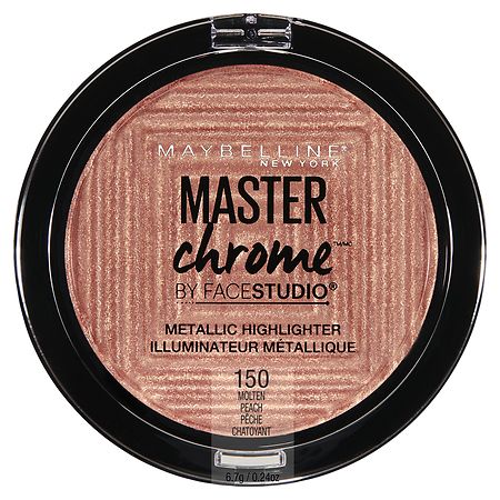 Maybelline Facestudio Master Chrome Metallic Highlighter Makeup Molten Peach