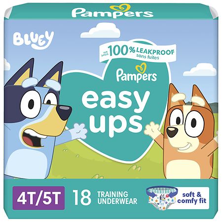 Pampers Easy Ups Training Underwear Boys 4T 5T (ct 18)