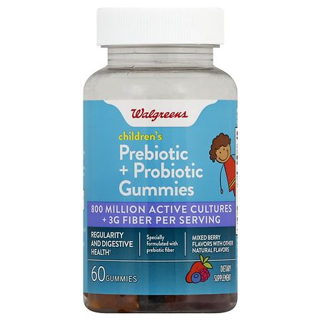 Walgreens Children's Prebiotic + Probiotic Gummies Assorted