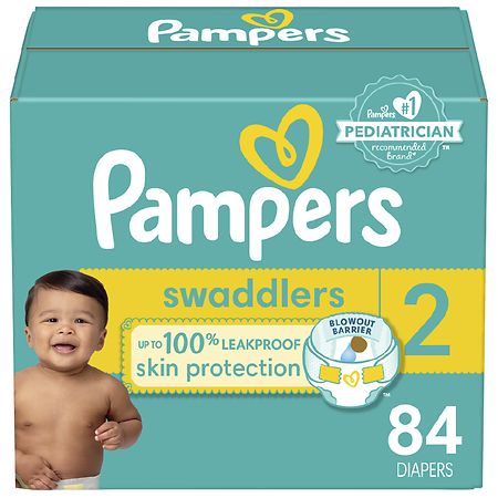 Pampers Swaddlers Diapers Size 2 (ct 84)