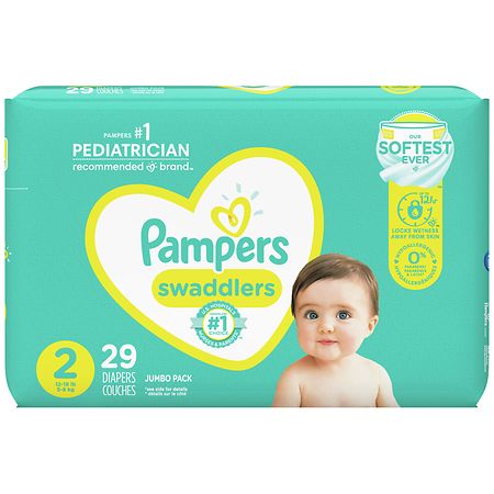 Pampers Swaddlers Diapers Jumbo Size 2