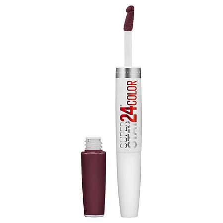 Maybelline SuperStay 24 2-Step Liquid Lipstick Makeup Merlot Armour