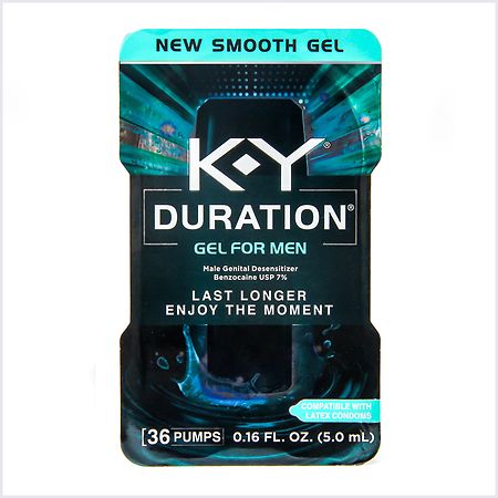 K-Y Duration Male Genital Desensitizer Gel Pump