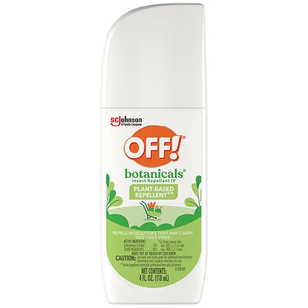 Off! Botanicals Insect Repellent IV, Plant-Based Active Ingredient Mosquito Spray