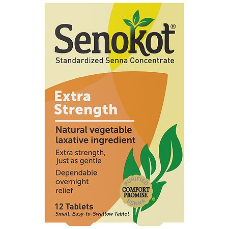 Senokot Extra Strength Natural Vegetable Laxative Tablets