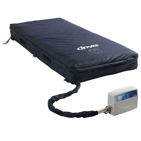 Med Aire Assure Alternating Pressure Low Air Loss Mattress System Blue