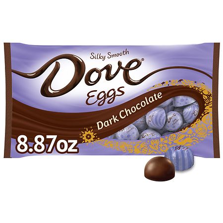 Dove Easter Candy Eggs Dark Chocolate
