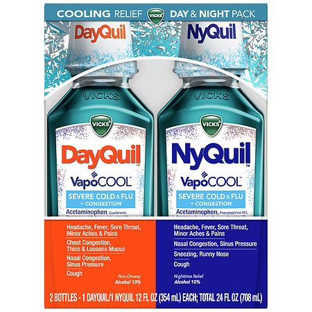 Vicks VapoCOOL Cold & Flu Medicine