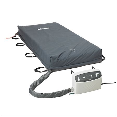 Drive Medical Med Aire Plus Low Air Loss Mattress Replacement System Black