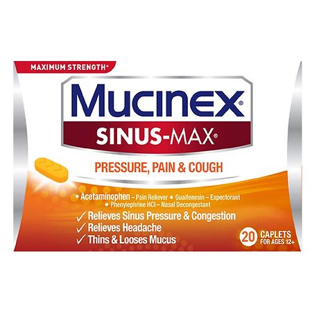 Mucinex Sinus-Max Pressure, Pain & Cough