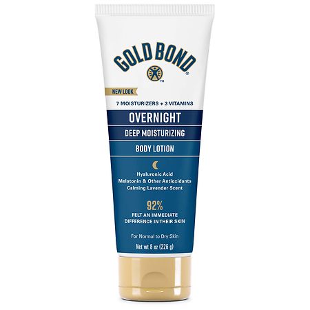 Gold Bond Overnight Deep Moisturizing Lotion, With Calming Scent