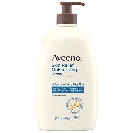 Aveeno Skin Relief Moisturizing Lotion for Very Dry Skin Fragrance-Free