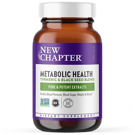 New Chapter Metabolic Health: Turmeric & Black Seed Blend