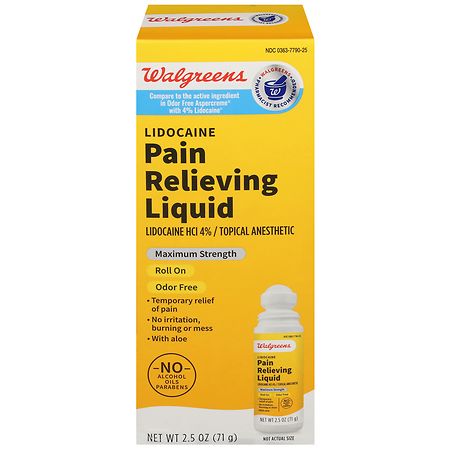Walgreens Maximum Strength Pain Relieving Liquid Roll On