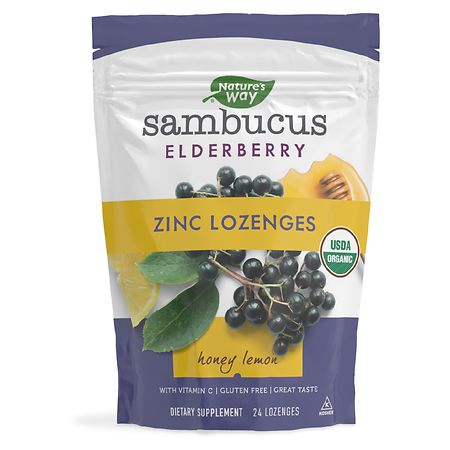Nature's Way Sambucus Elderberry Zinc Lozenges