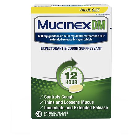 MucinexDM 12 Hour Extended-Release Bi-Layer Tablets