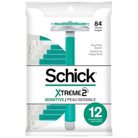 Schick Xtreme 2 Sensitive 2-Blade Disposable Razors