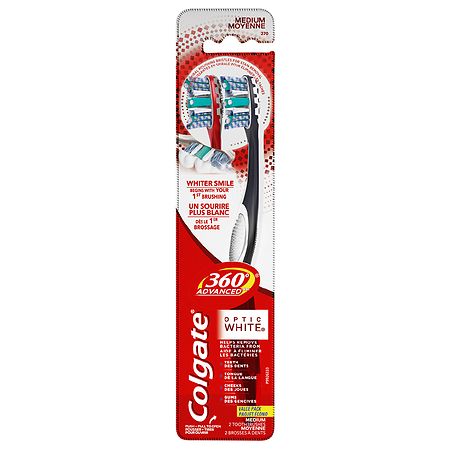 Colgate 360 Optic White Advanced Toothbrushes
