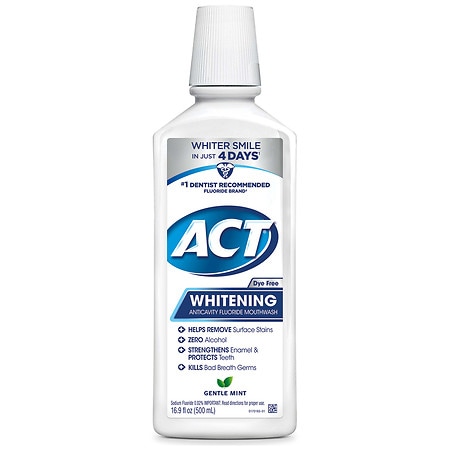 ACT Whitening Mouthwash Gentle Mint