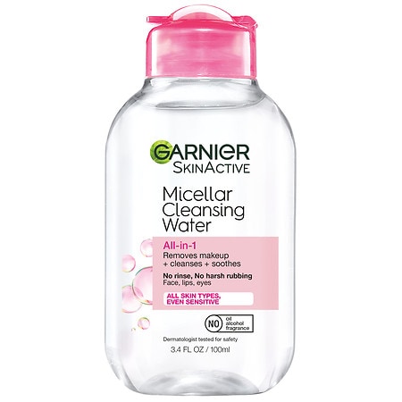 SkinActive Micellar Cleansing Water Cleanser & Makeup Remover, For All Skin Types