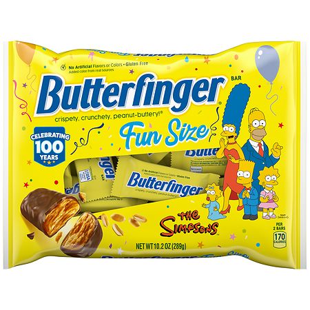 Butterfinger Fun Size Candy Bars Chocolatey Peanut-Buttery