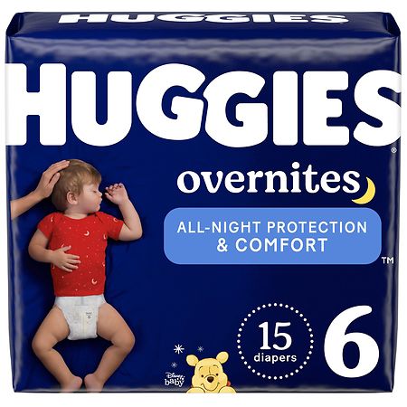 Huggies OverNites Nighttime Baby Diapers Size 6