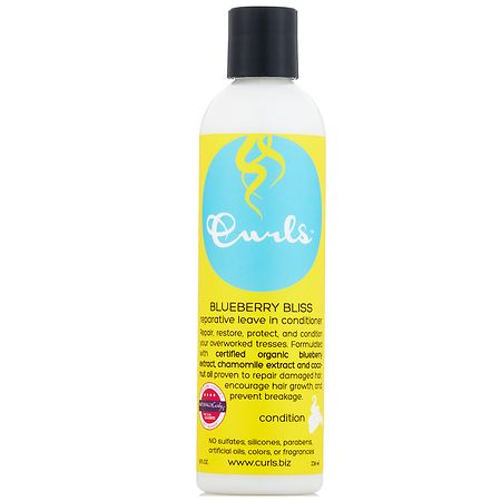 Curls Blueberry Bliss Reparative Leave In Conditioner Blueberry