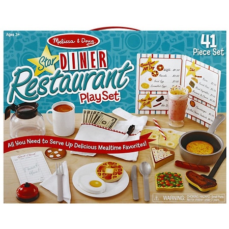 Melissa & Doug Star Diner Restaurant Play Set