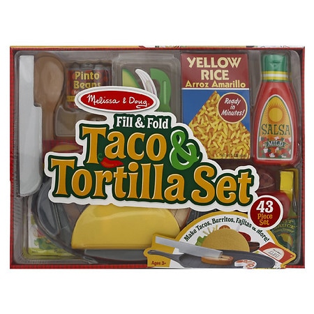 Melissa & Doug Fill & Fold Taco & Tortilla Set