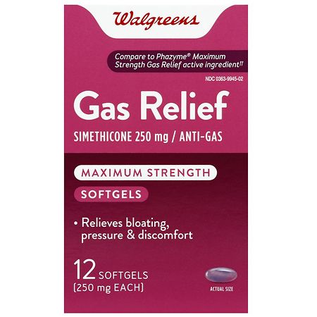 Walgreens Gas Relief Softgels