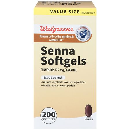 Walgreens Senna Extra Strength Softgels
